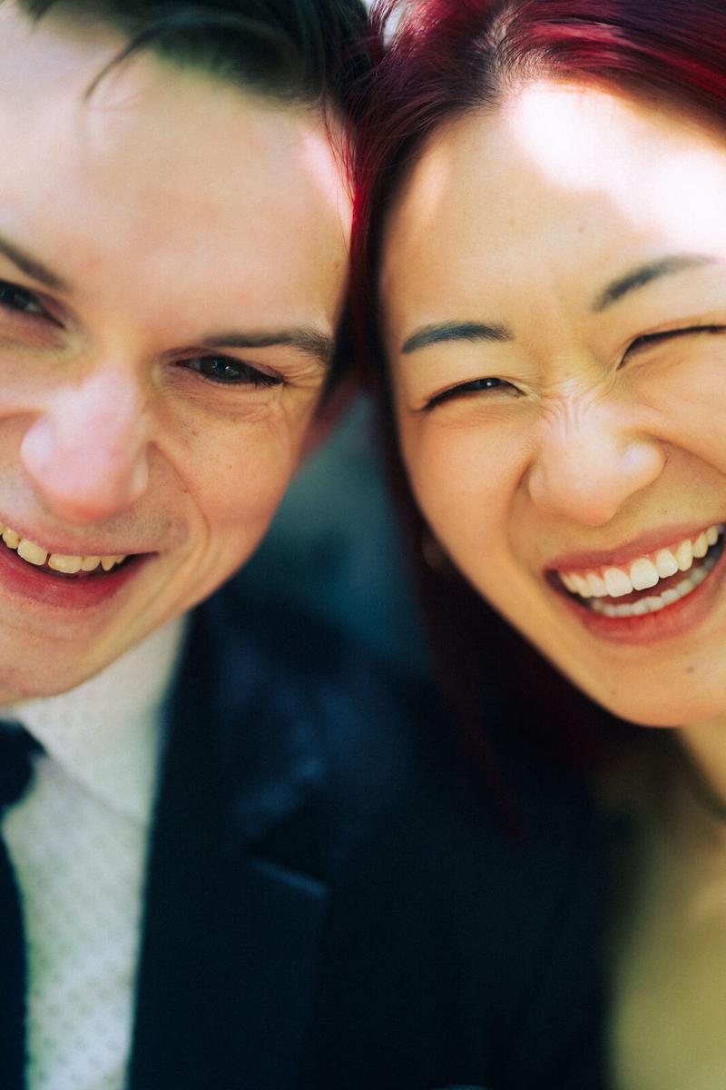 A couple in Tokyo