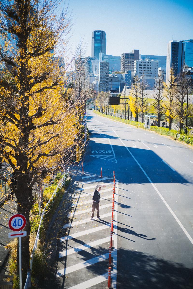 Solo portrait in Tokyo